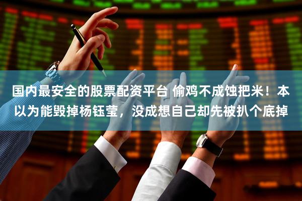 国内最安全的股票配资平台 偷鸡不成蚀把米！本以为能毁掉杨钰莹，没成想自己却先被扒个底掉